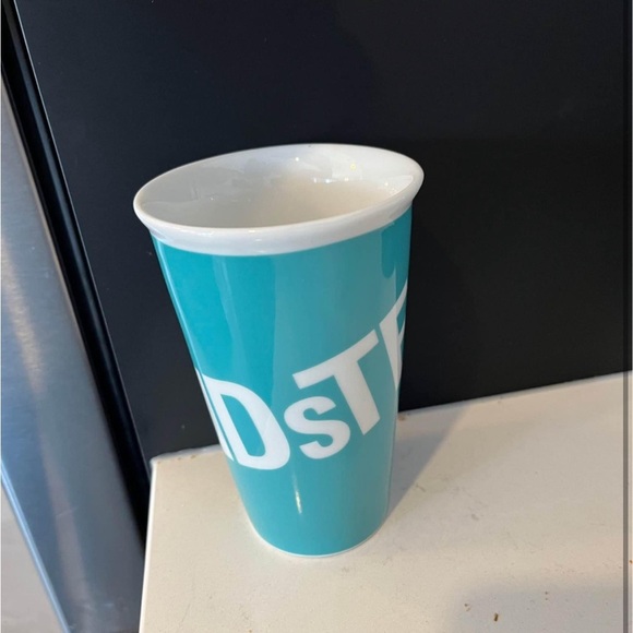 David’s tea Teal Ceramic Mug - Picture 3 of 4